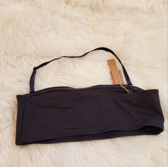 Skims Swim Signature Bandeau top  - onyx - Picture 11 of 12